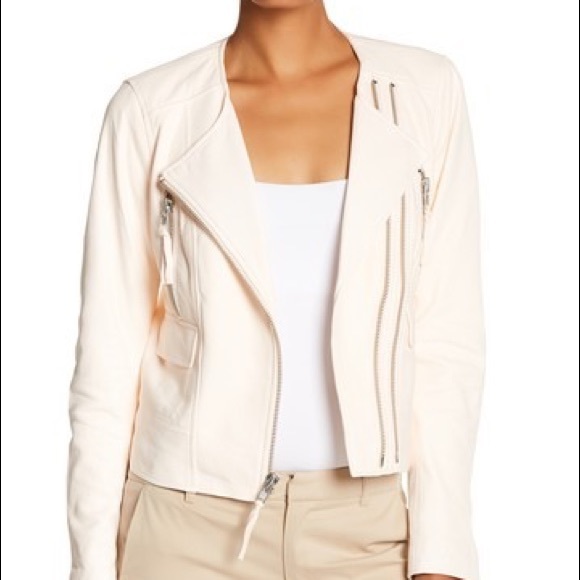 NEW! Joie Vivianette Leather Jacket Sz M - Picture 5 of 8